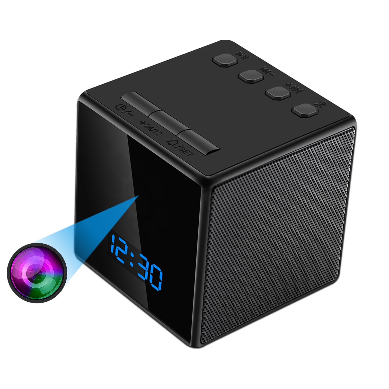 Amazon.co.jp: 小型カメラ 隠しカメラ Bluetoothスピーカー 時計型